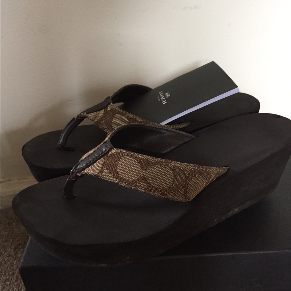 Very Comfy Coach wedges!